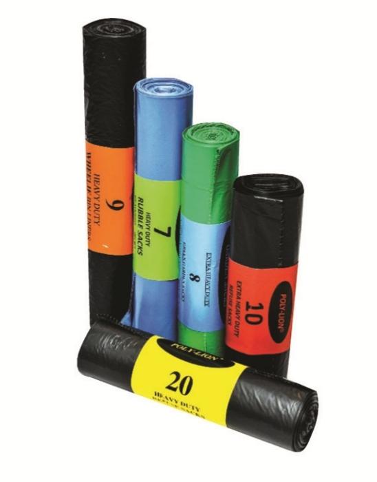 Sacks & Bin Liners on rolls